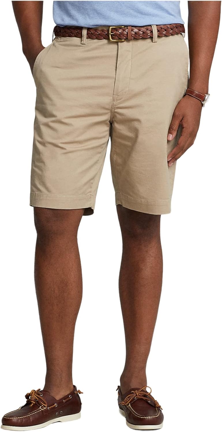 Polo Ralph Lauren мужские классические шорты-чинос с эластаном, Classic Tan — фото 2