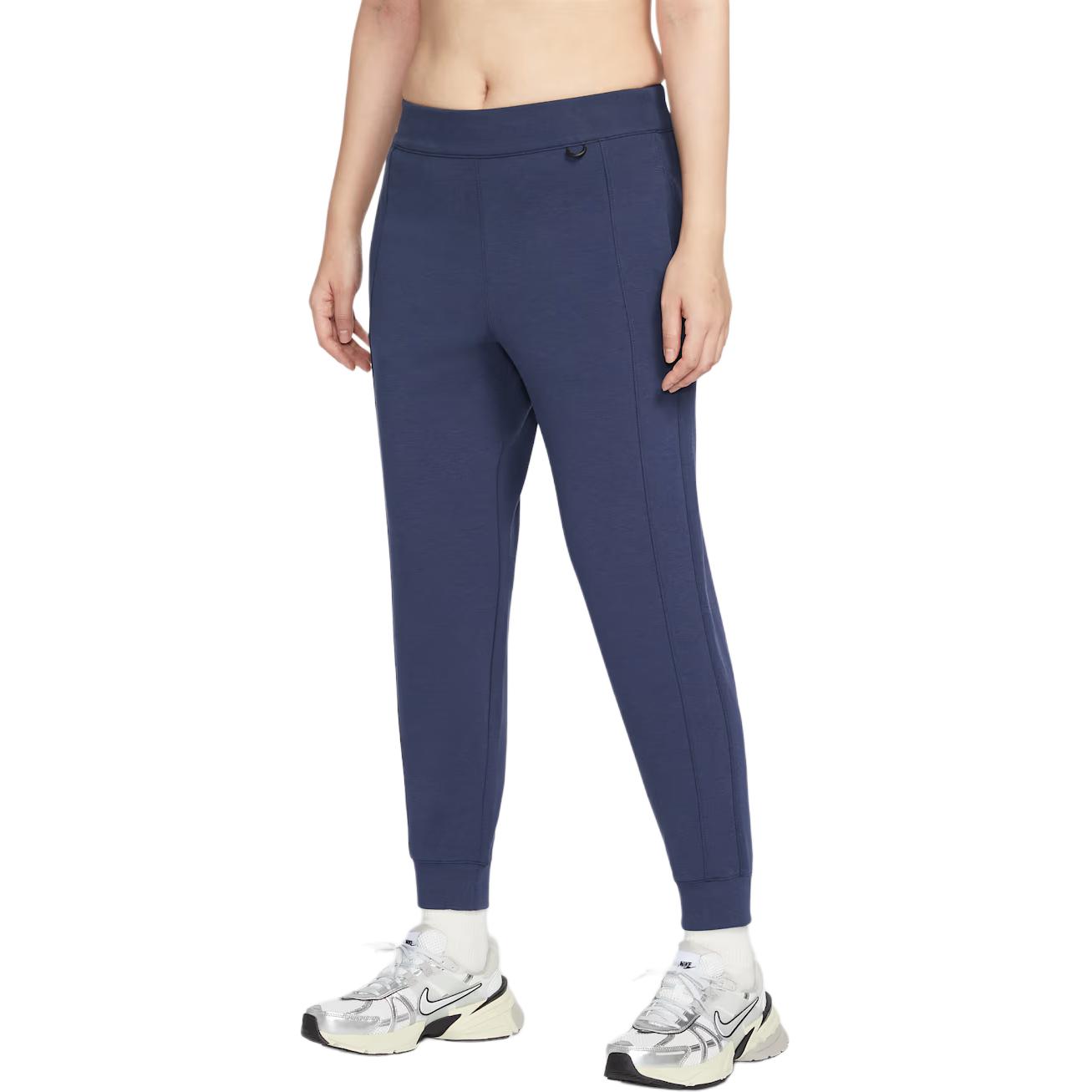 Женские повседневные шорты Dri Fit FW25 Nike, midnight синий/темный obsidian