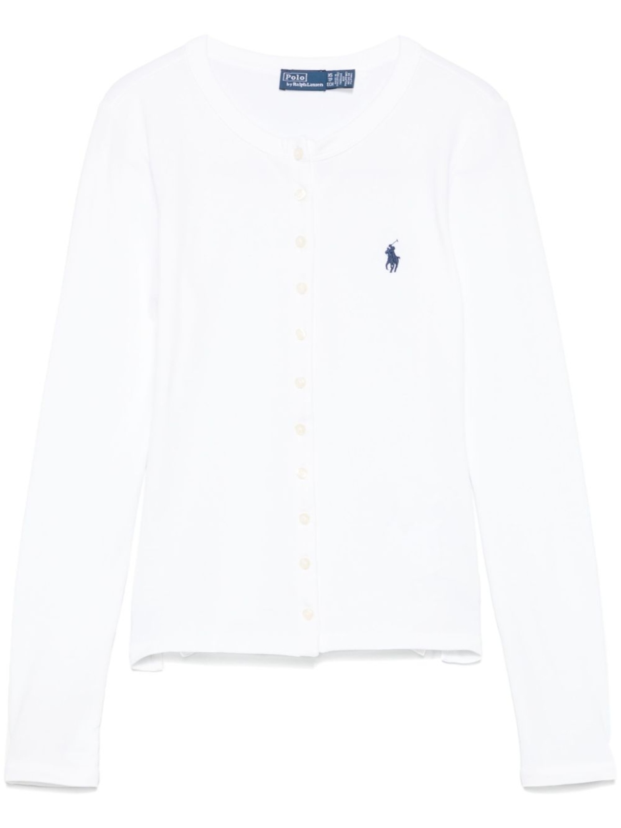 

Polo Ralph Lauren рубашка с вышивкой Polo Pony, белый