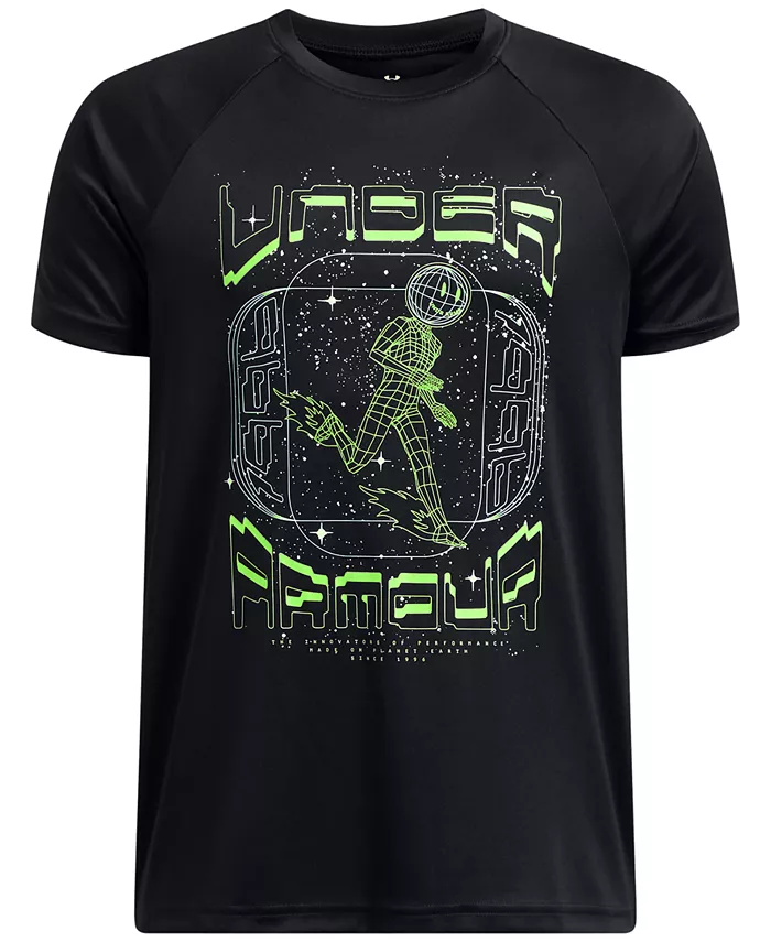 

Футболка с принтом Big Boys Tech Game Day Under Armour, черный