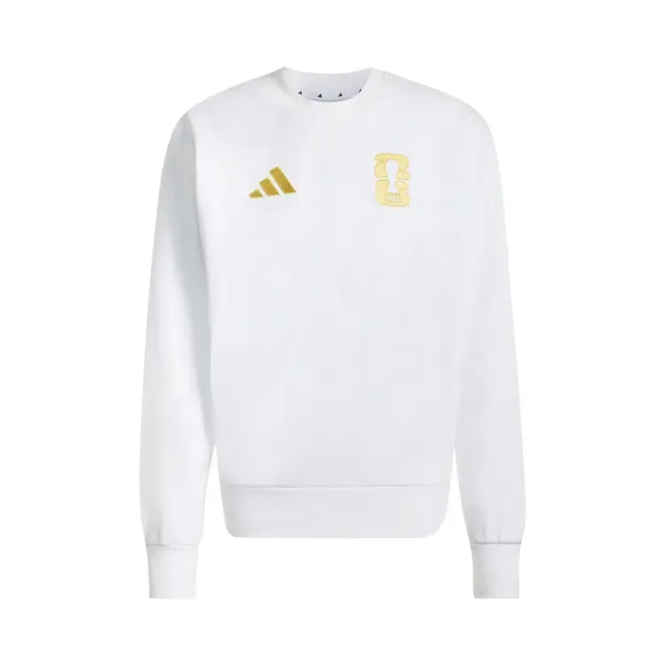 Официальная толстовка Adidas с эмблемой Чемпионата мира по футболу FIFA 26, цвет «Core White»