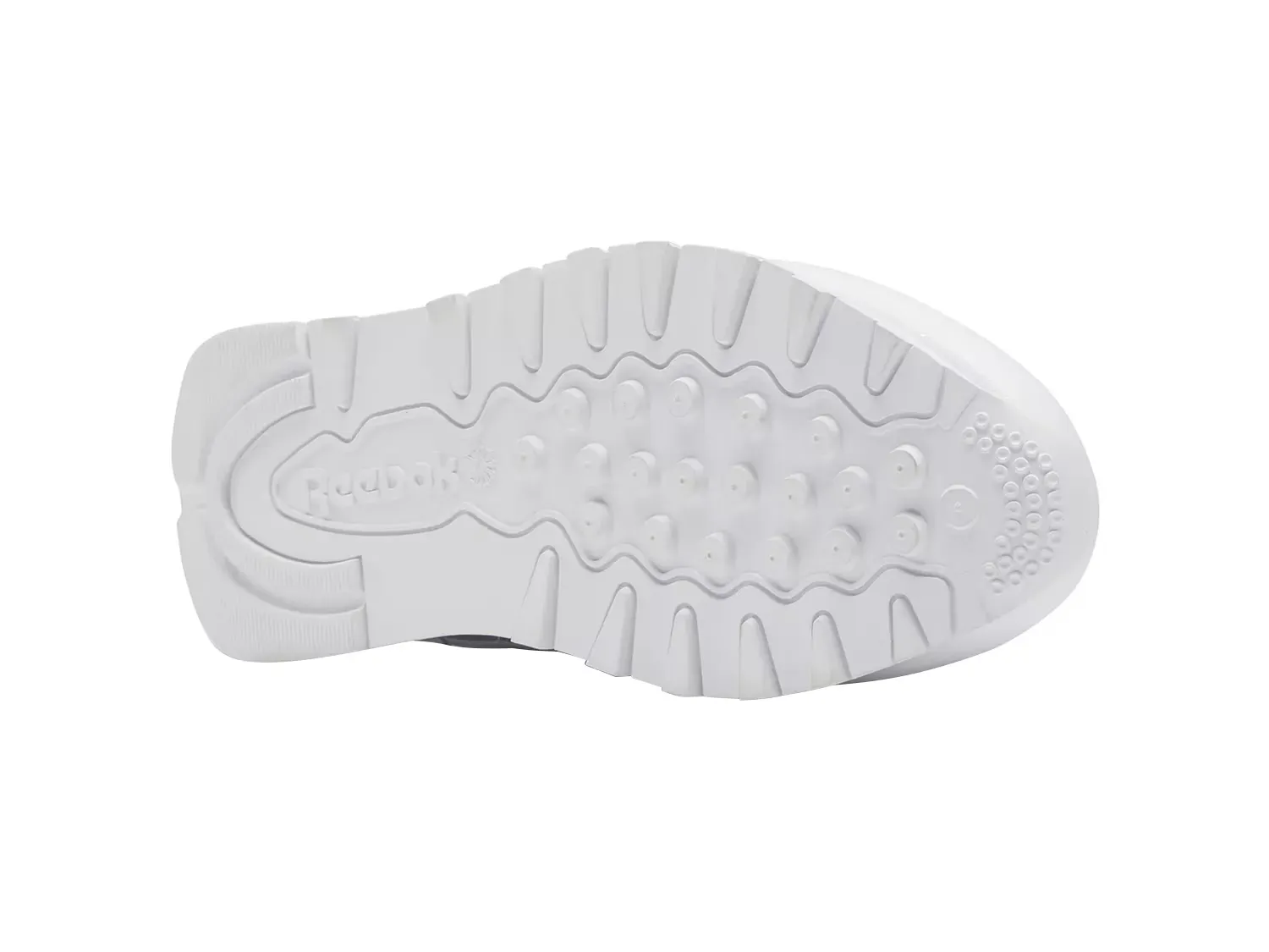 Классические кожаные кроссовки - детские Reebok, White — фото 3