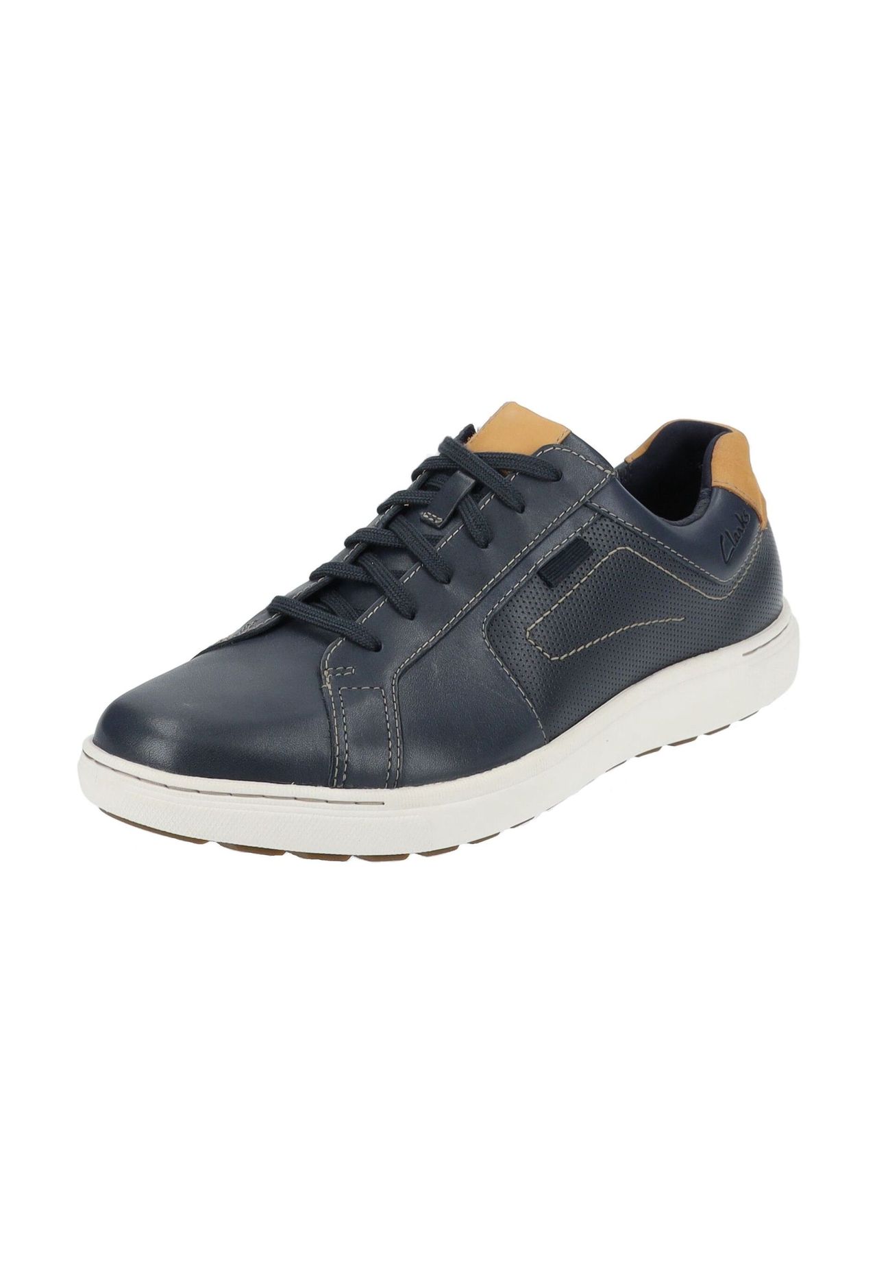 

Кожаные кроссовки CLARKS, темно-синий