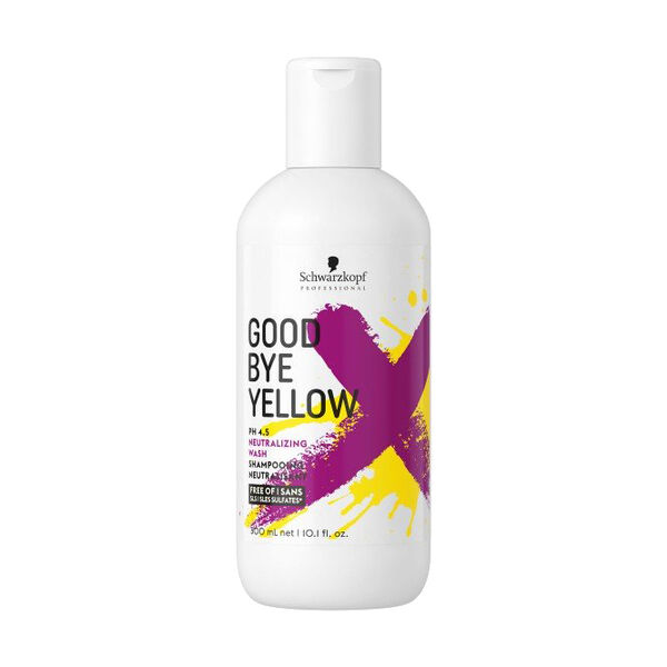 

Шампунь для нейтрализации желтизны светлых волос, 300 мл Schwarzkopf Professional Goodbye yellow