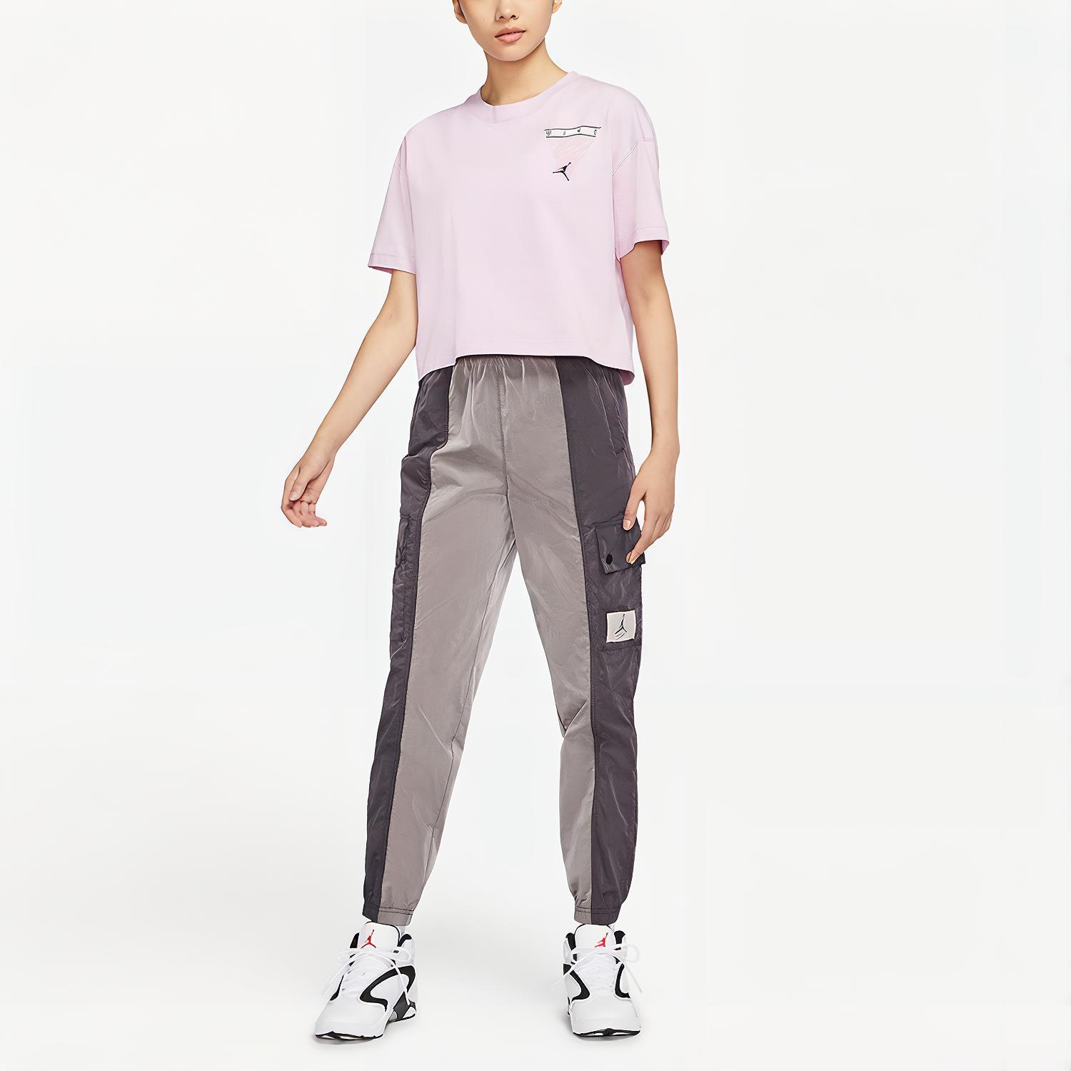Вязаные спортивные брюки женские Lightning Grey Jordan, Lightning Gray — фото 4