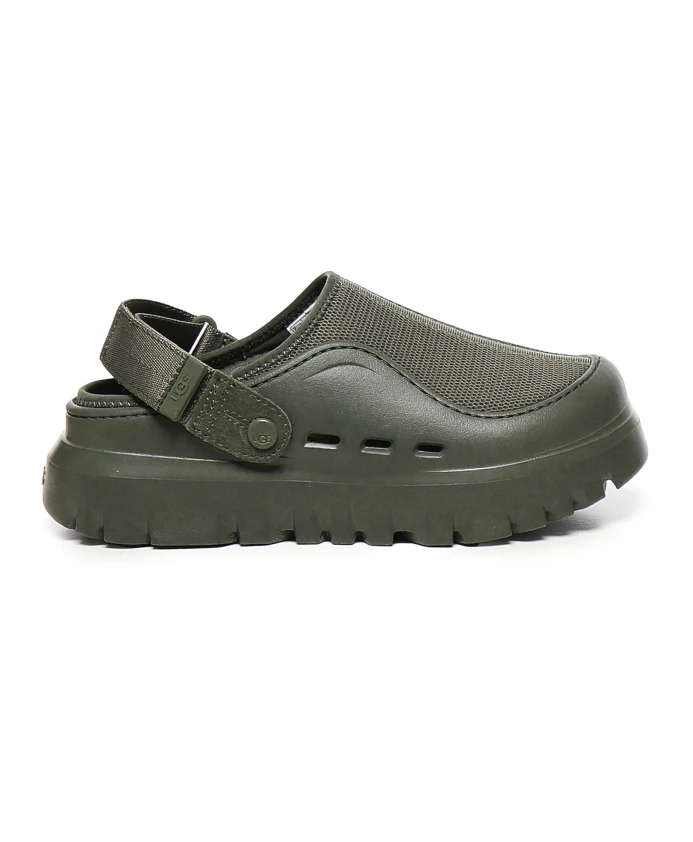 

Нейлоновые сандалии оливково-зеленого цвета с сетчатыми вставками Ugg, зеленый