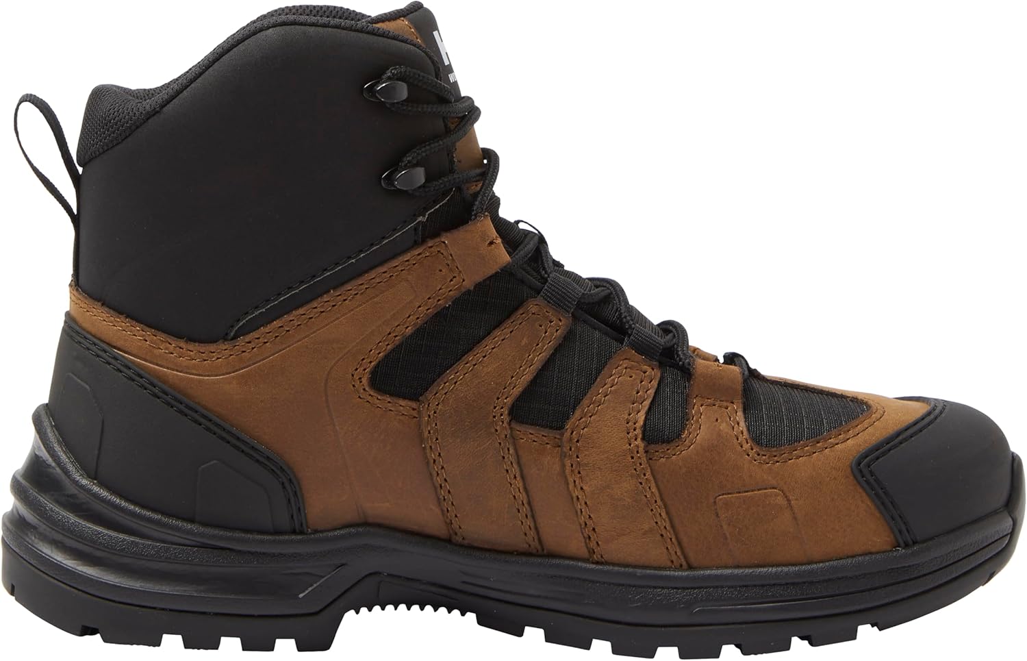 Helly-Hansen Oslo Hiker Mid Aluminum Toe рабочие ботинки для мужчин - легкая кожа и Ripstop с амортизирующими стельками и нескользящей подошвой, рейтинг EH Helly Hansen, 780 Dark Brown — фото 2