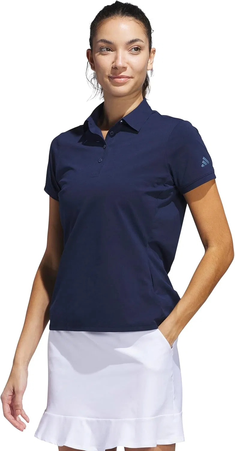 Пolo женское adidas Ultimate365 Tour Twistknit, Collegiate Navy — фото 2
