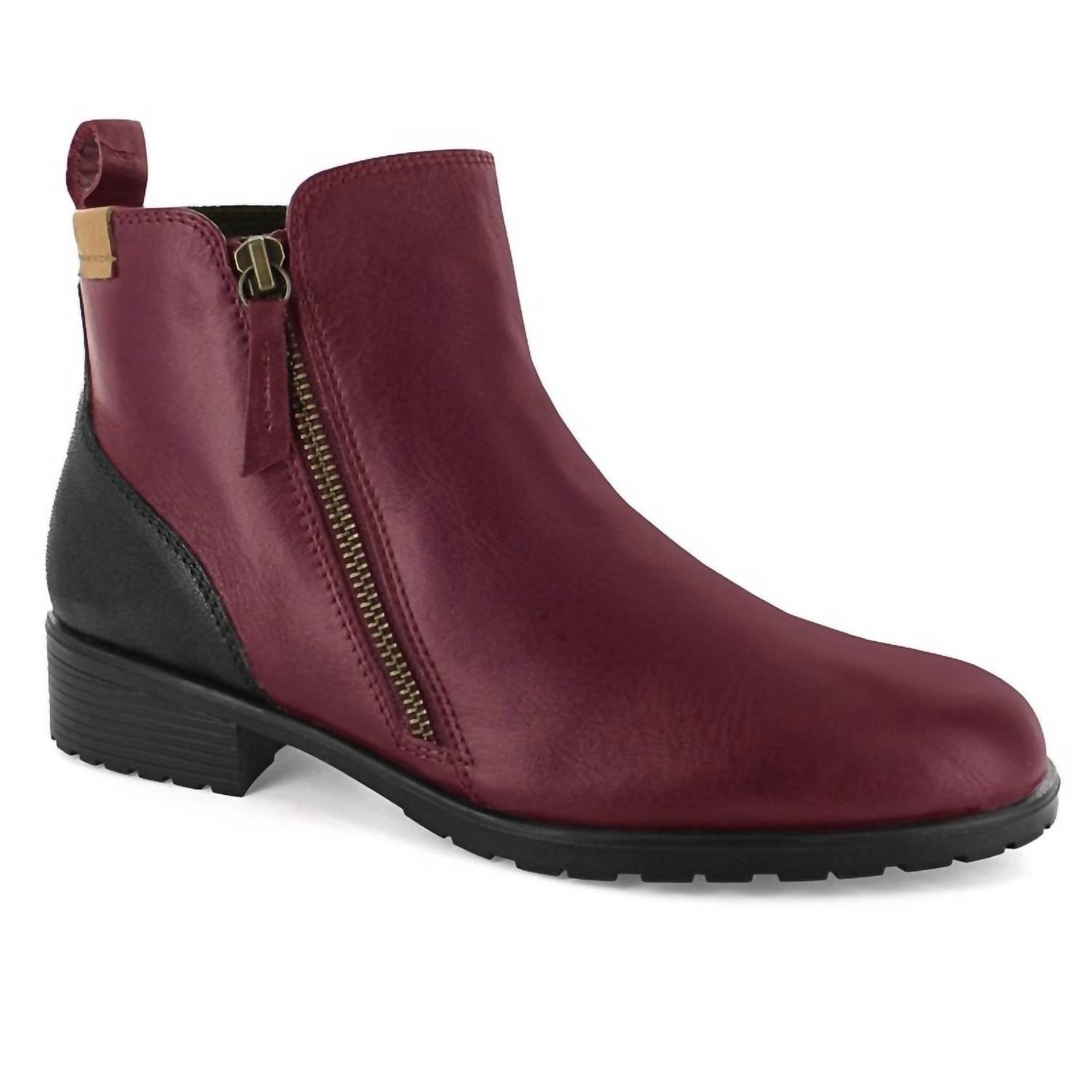 Женские сапоги Sandringham - широкие, цвет мерло Strive, Merlot