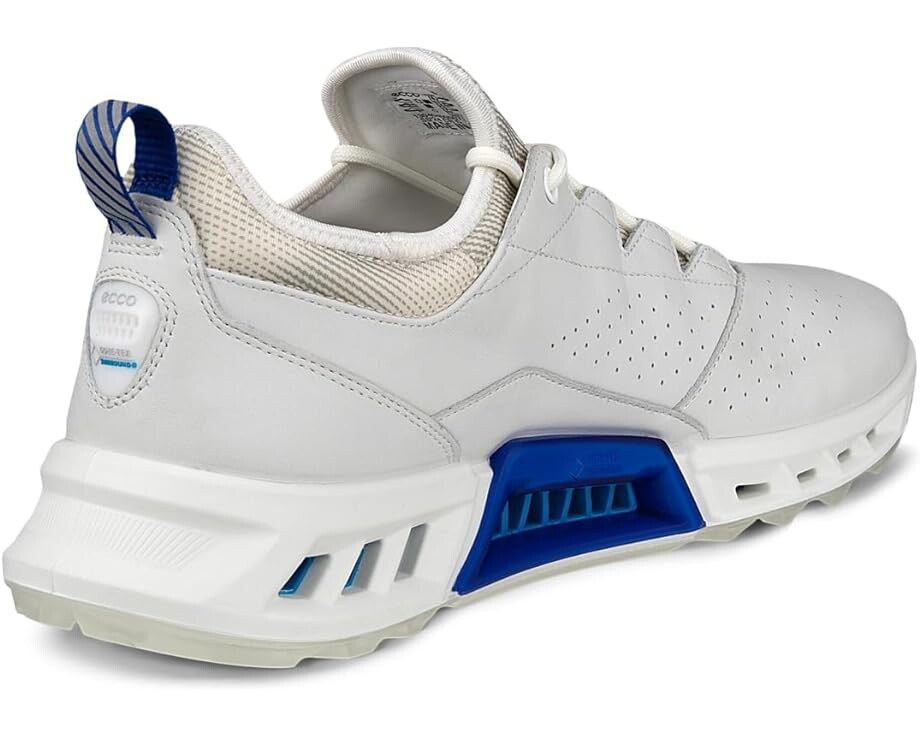 Кроссовки ECCO Golf Biom C4 Vented GORE-TEX Waterproof Golf Shoe, цвет White/Mazarine Blue — фото 4
