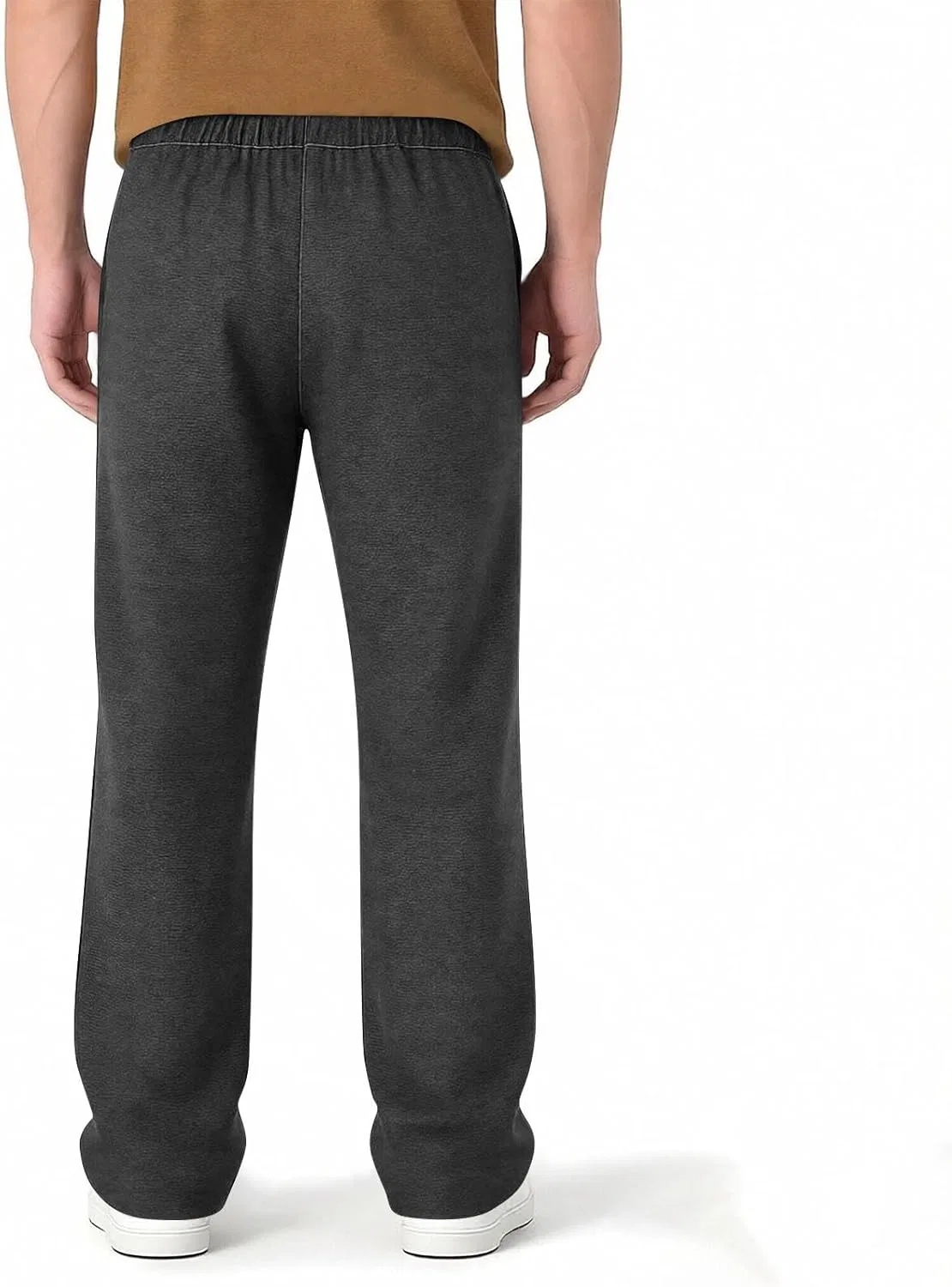 Джинсы прямые, мужские, серый — фото 4