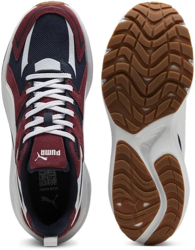 Мужские кожаные кроссовки Puma Hypnotic, темно-синий/белый/красный — фото 4
