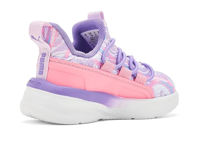 Кроссовки повседневные One 4 All Slip-On PUMA Kids, White/Lilac Frost/Pearl Pink — фото 4