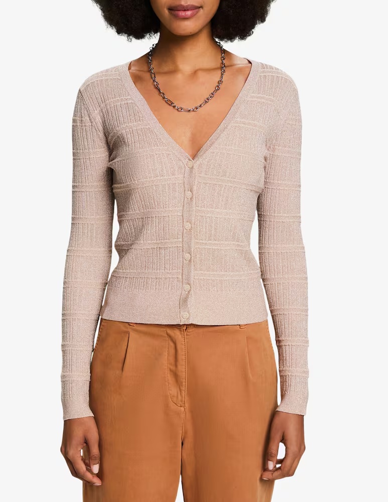 

Кардиган с люрексом ESPRIT, золотой