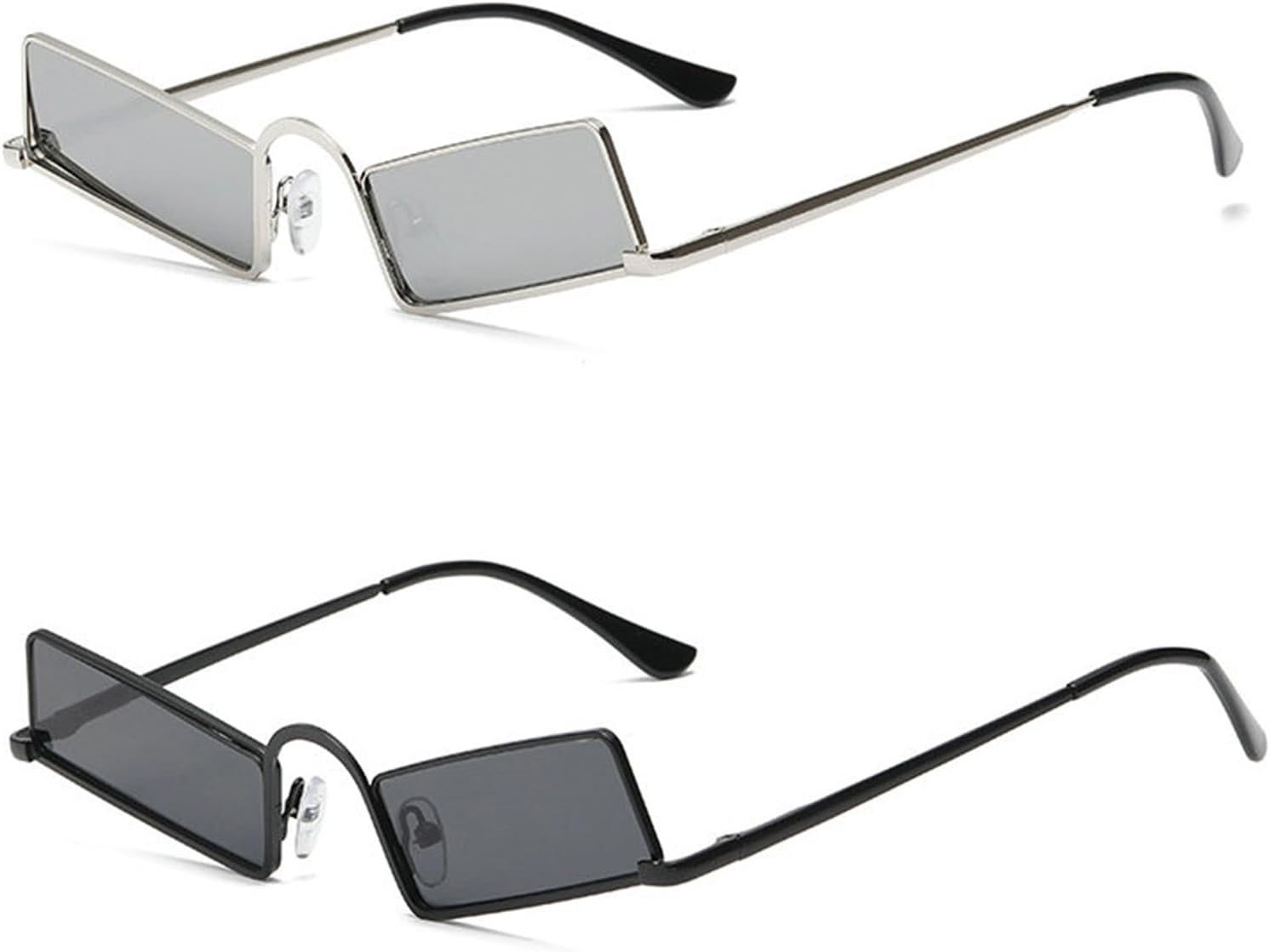 

Хелена Панк Хип-хоп Винтажные Солнцезащитные очки для женщин и мужчин, Индивидуальные Прямоугольные Солнцезащитные очки для леди Забавные Панк Вечеринка Очки helena, Black+silver