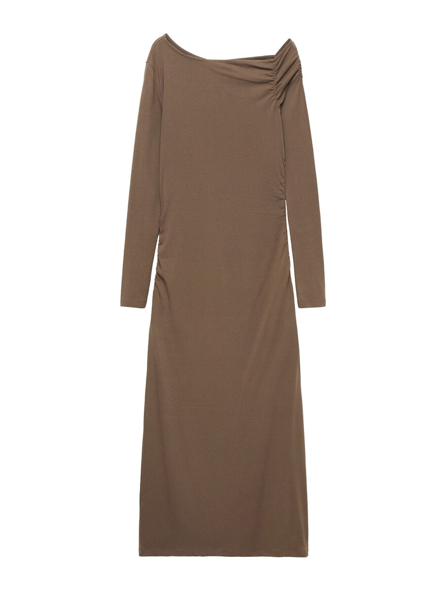 

Платье макси MANGO Dress BASILI, коричневый