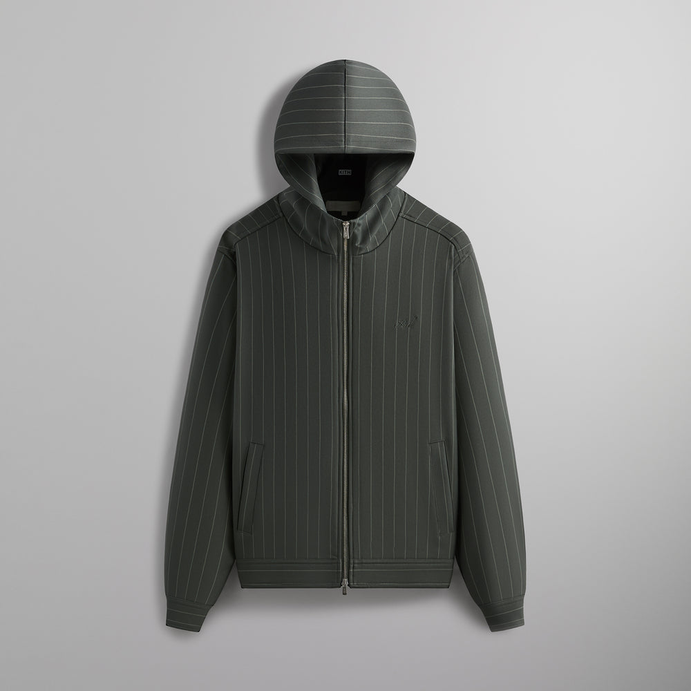 

Худи Kith Double Weave Selfridge Zip Up Hoodie, цвет Machine