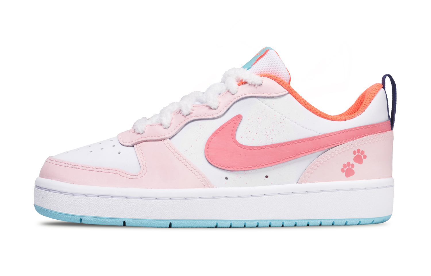 

Nike Court Borough 2 Sweet Pea Claw Low top детские скейтбординг кроссовки Pink