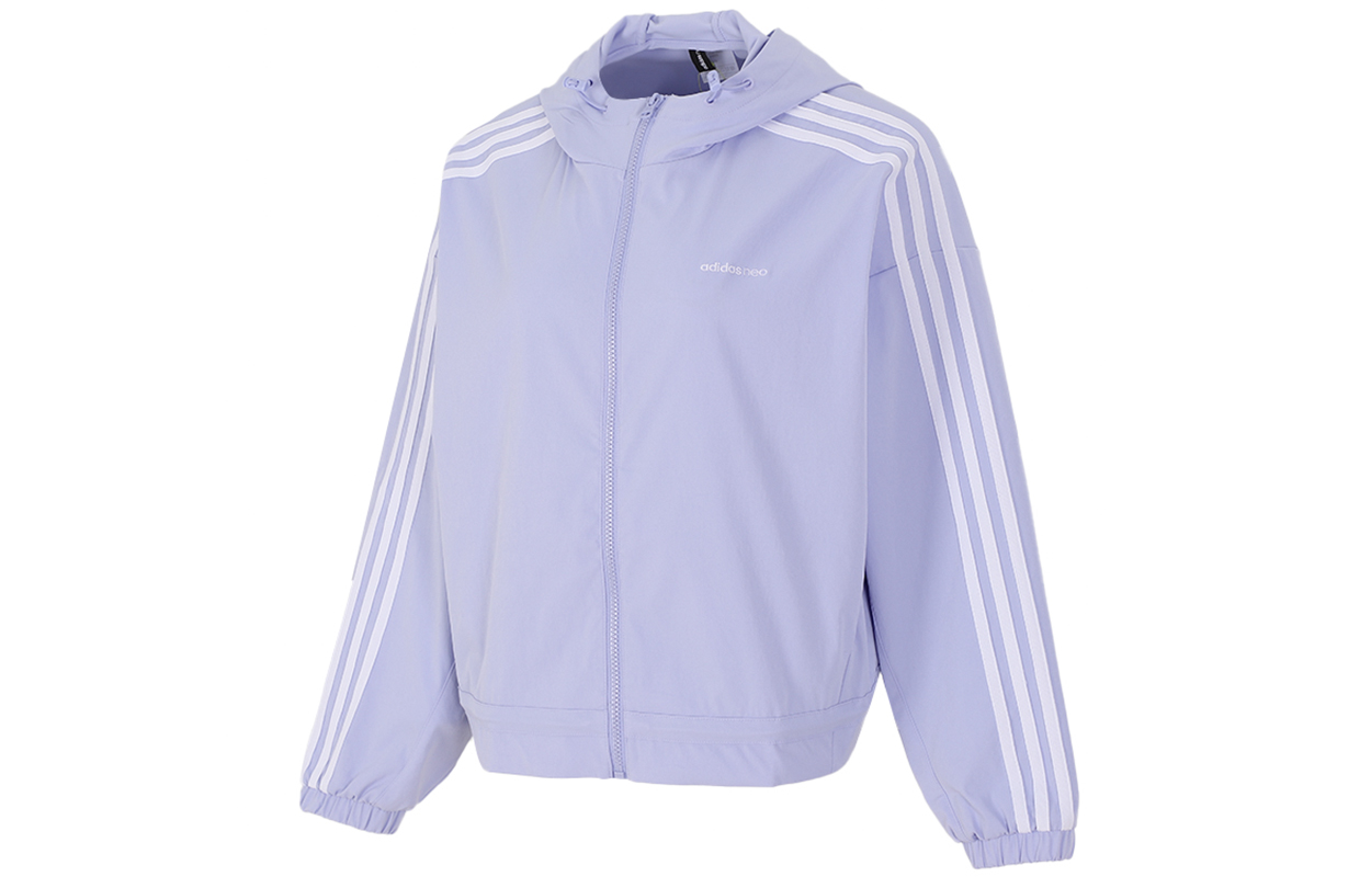 Куртка женская светло-фиолетовая Adidas Neo — фото 2