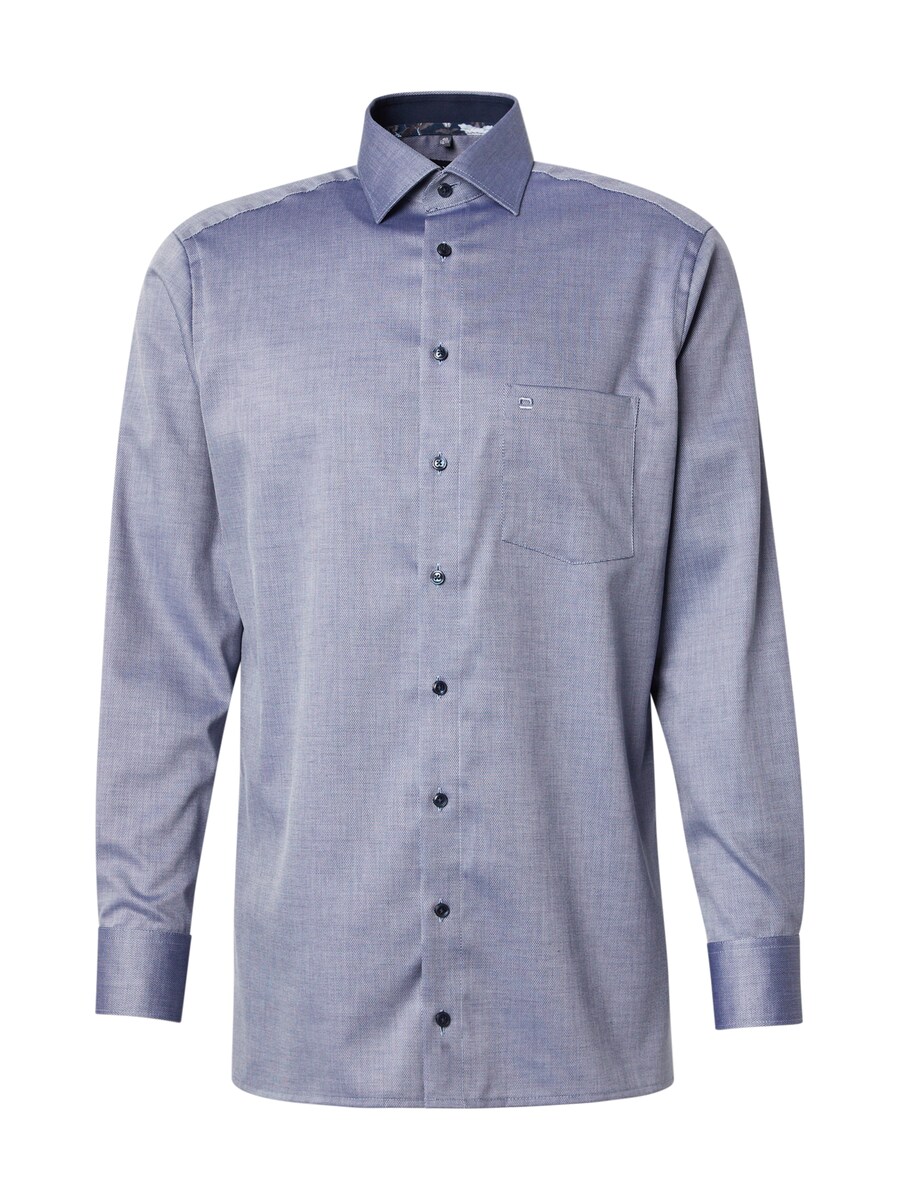 

Рубашка на пуговицах классического кроя OLYMP, темно-синий