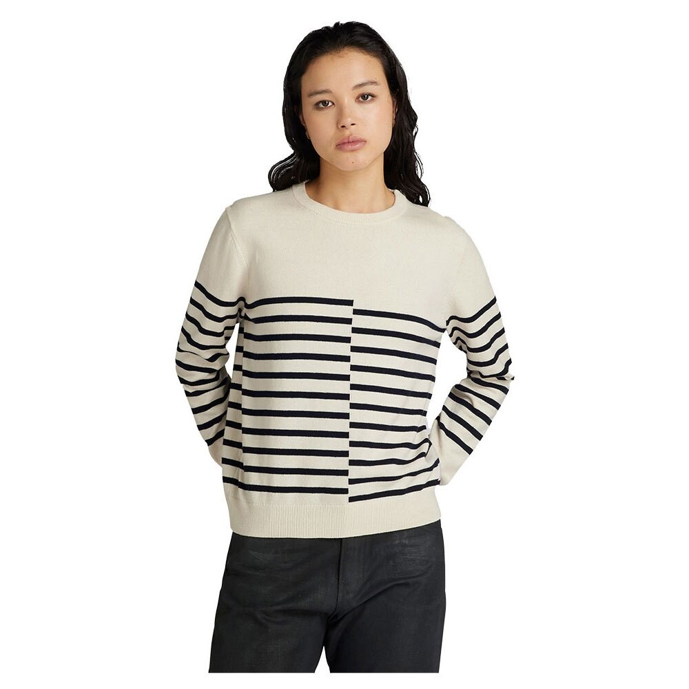 

Свитер G-Star Broken crew neck, бежевый, Серый, Свитер G-Star Broken crew neck, бежевый