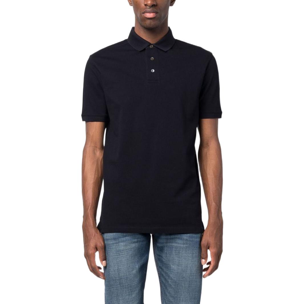 EMPORIO ARMANI SS23 Polo Shirt Men's Midnight Blue — фото 4