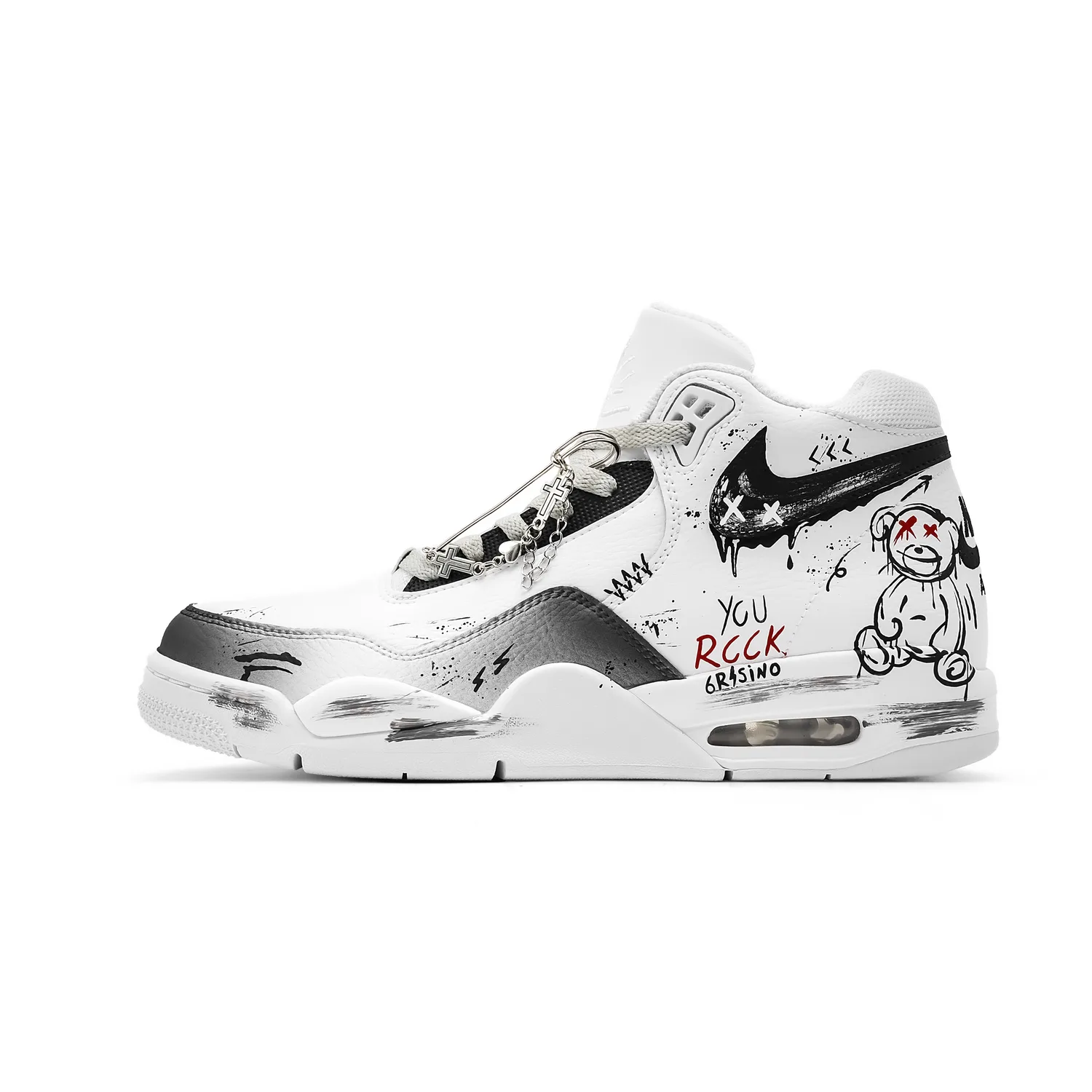Кроссовки Flight Legacy Teddy Bears Nike, черный
