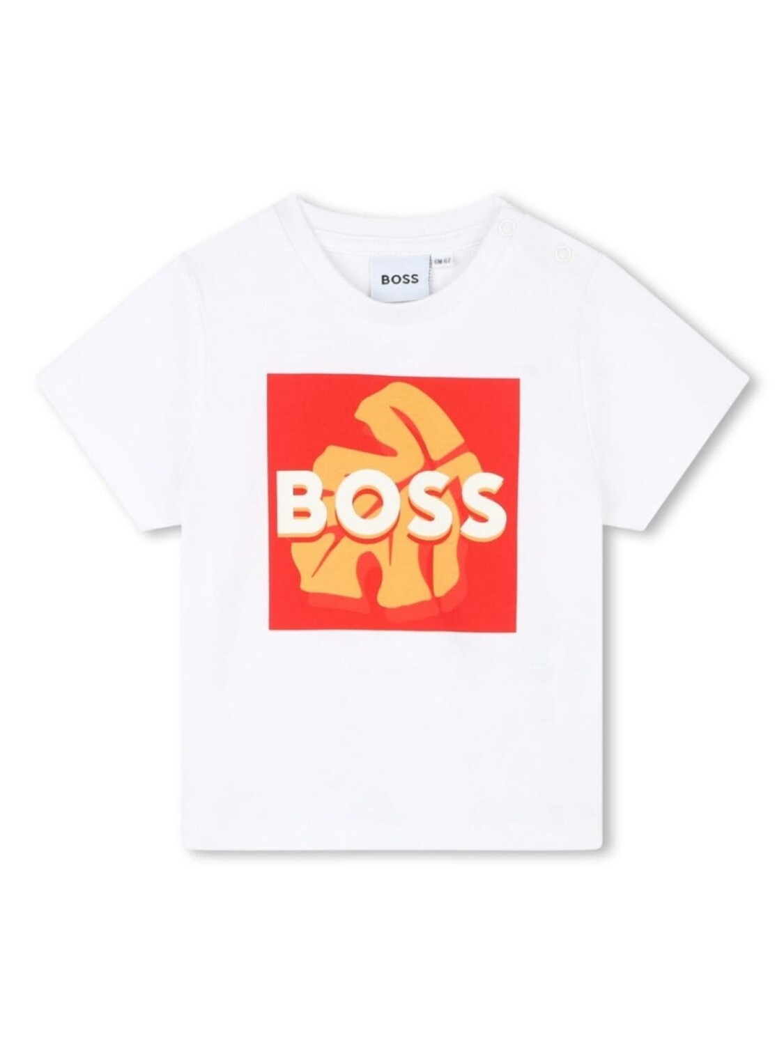 

BOSS Kidswear футболка с принтом, белый