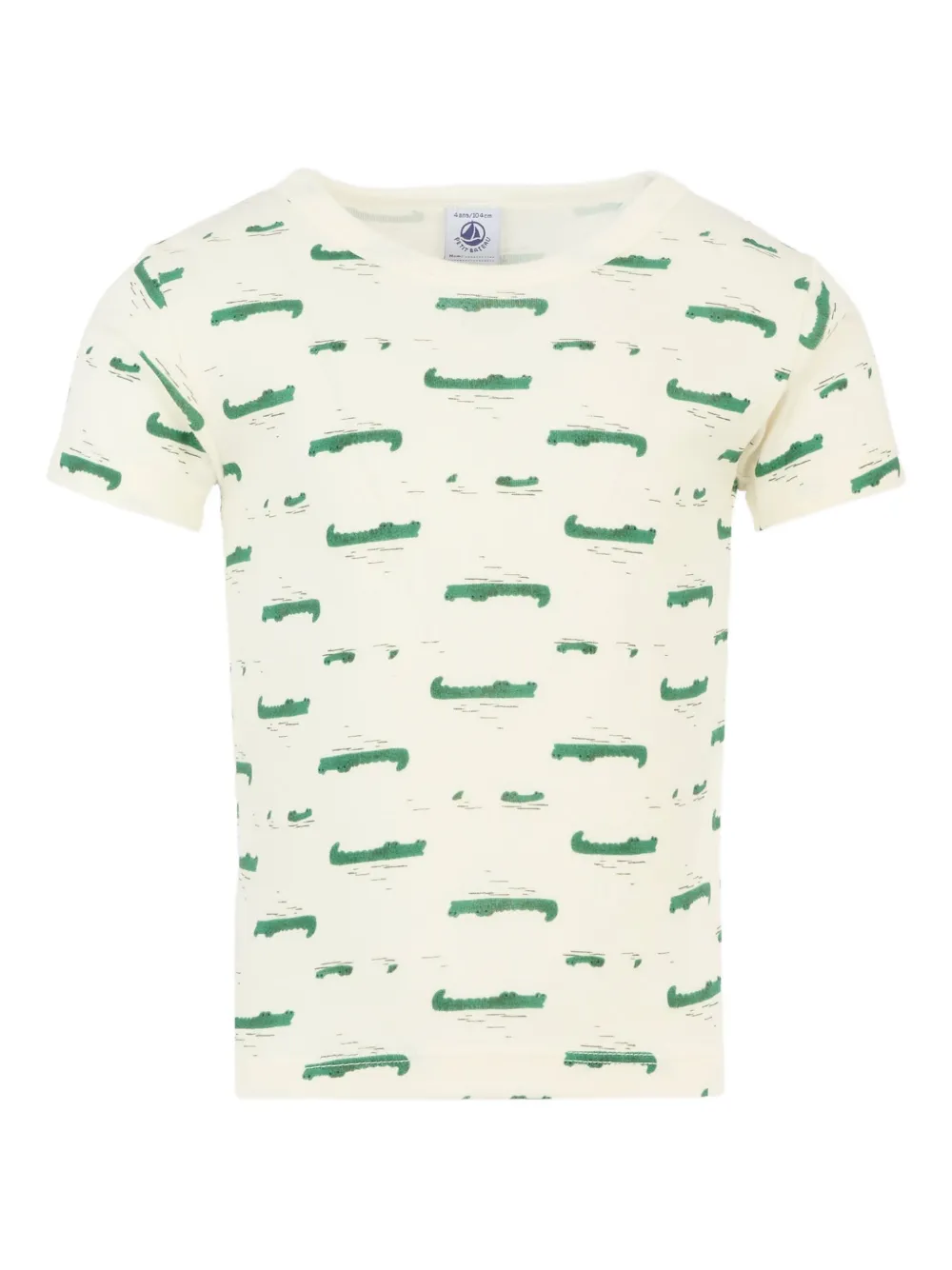 

Комплект из двух футболок с принтом Petit Bateau, белый