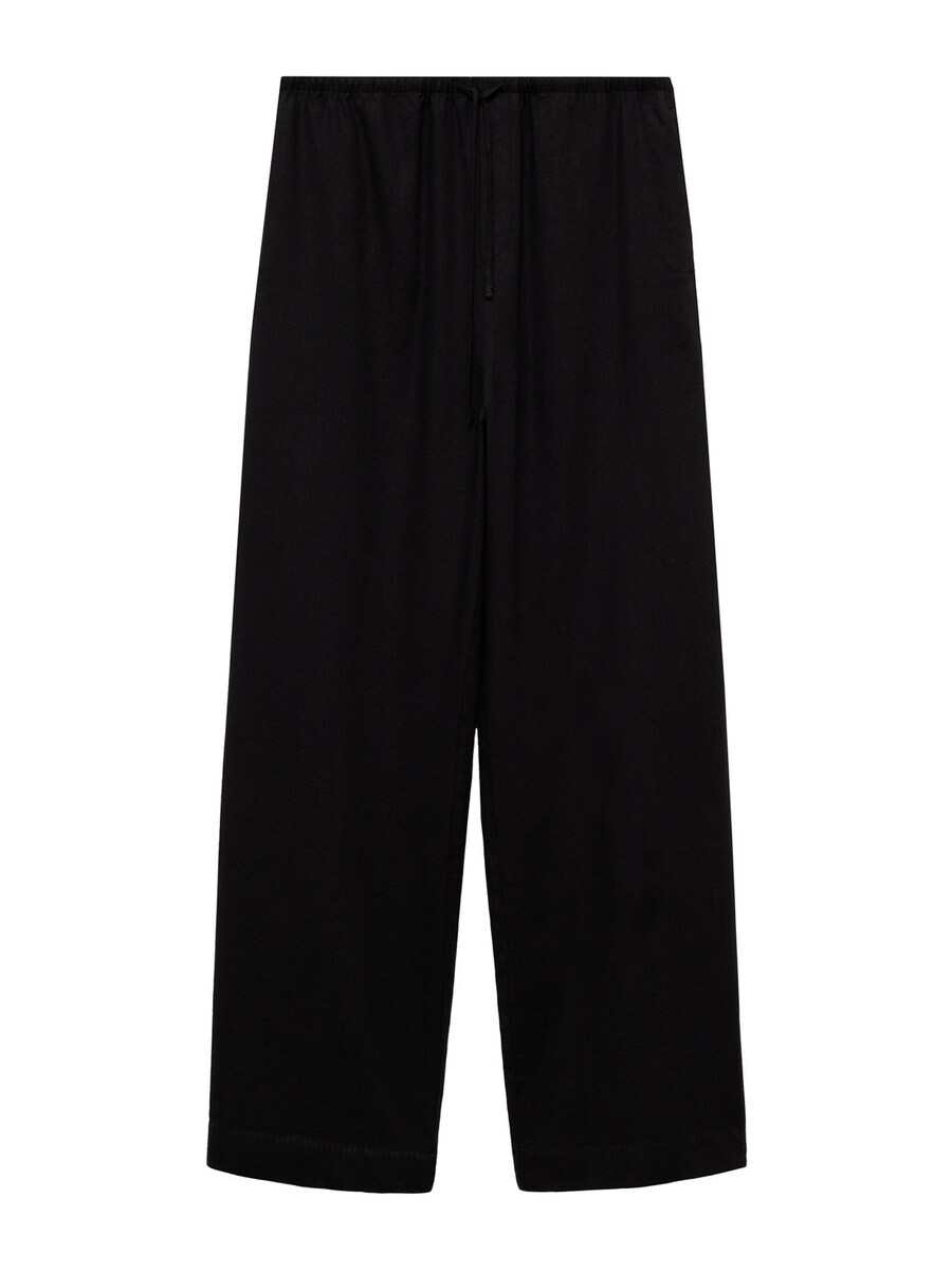 

Тканевые брюки MANGO Loose fit Pants Travis, черный