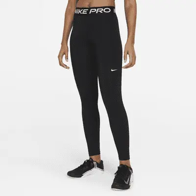 

Леггинсы Nike Pro, черный/белый