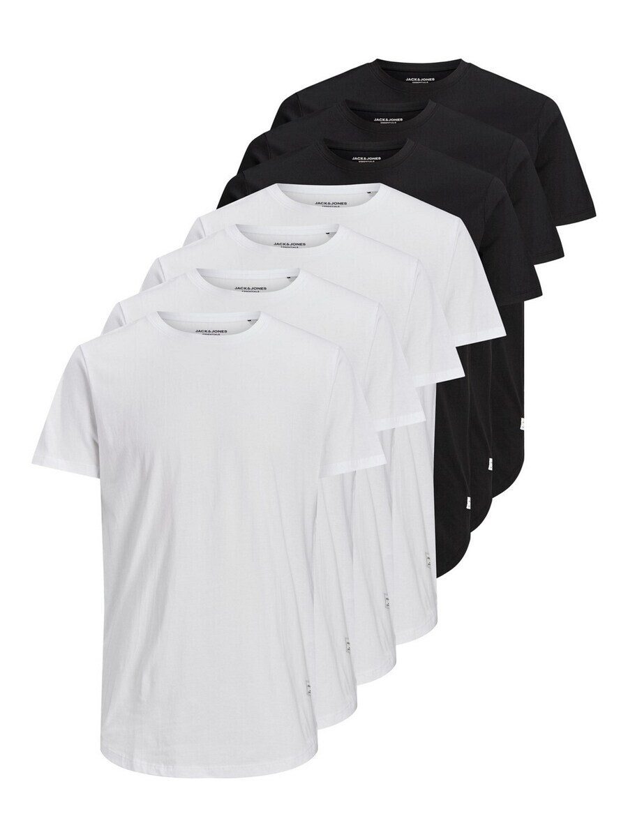 

Футболка JACK & JONES NOA, черный/белый
