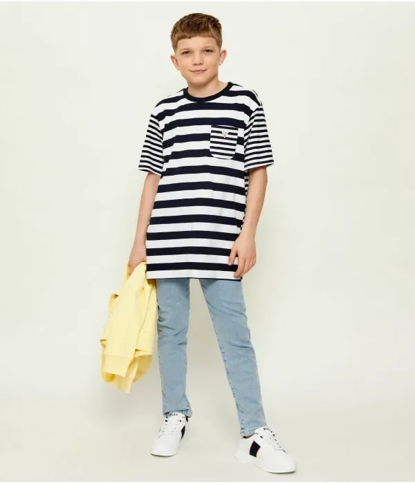 Футболка oversize fit Guess, графитовый — фото 2