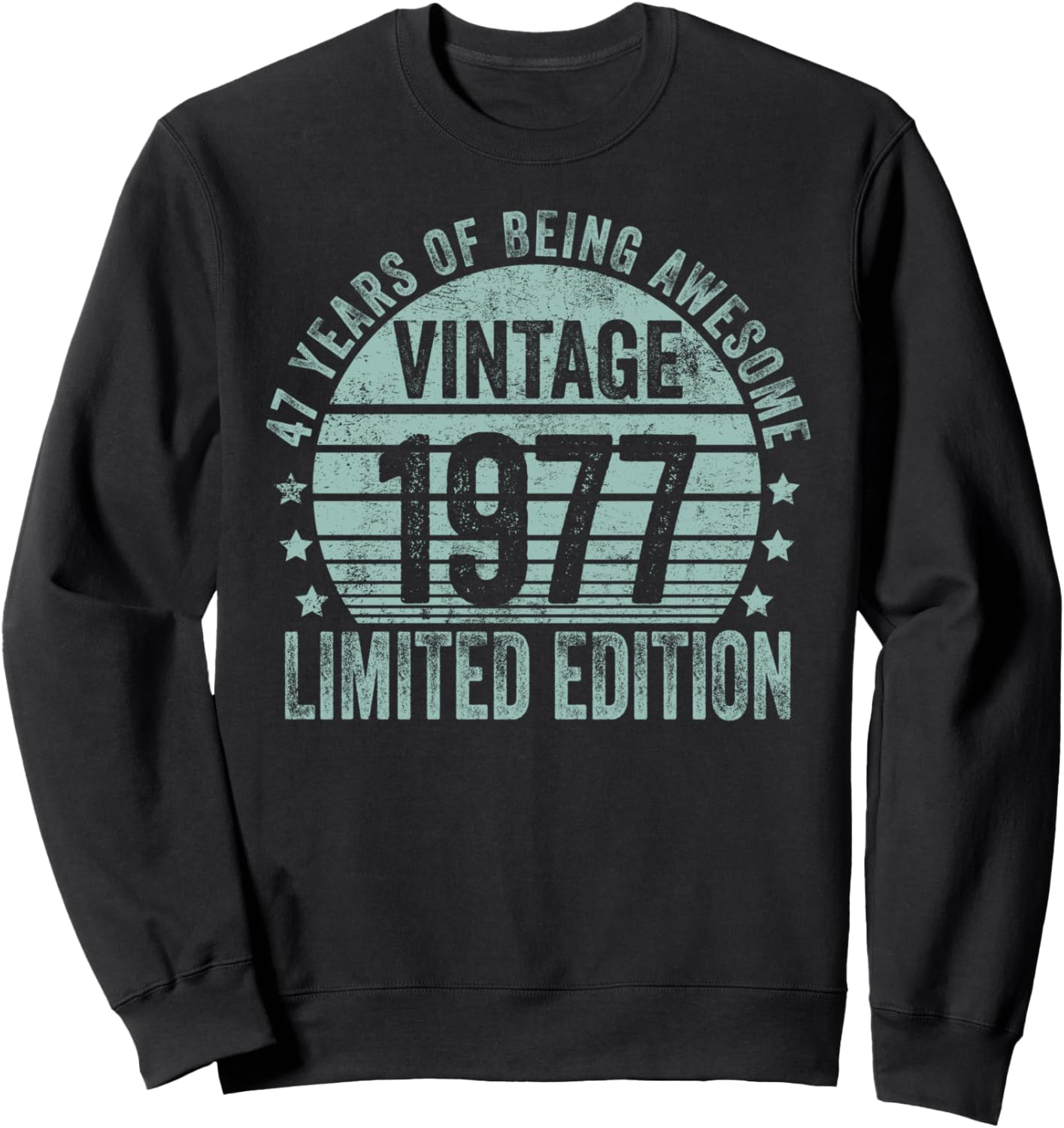

Ретро-толстовка на 47-летие для мужчин и женщин, черная 47 Year Old Vintage 1977 Limited Edition Bday, Черный, Ретро-толстовка на 47-летие для мужчин и женщин, черная 47 Year Old Vintage 1977 Limited Edition Bday