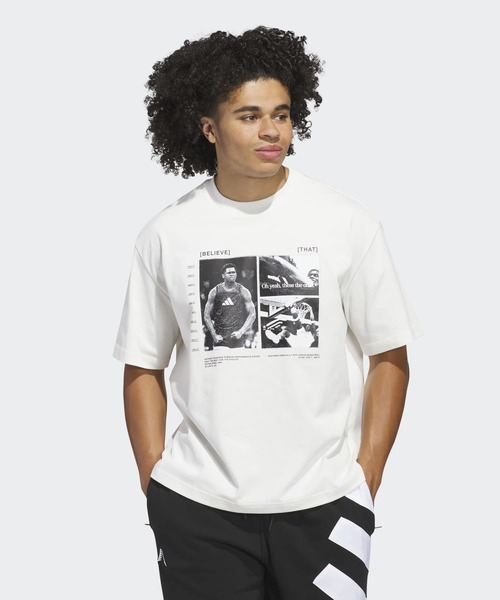 

Футболка с коротким рукавом Adidas, белый