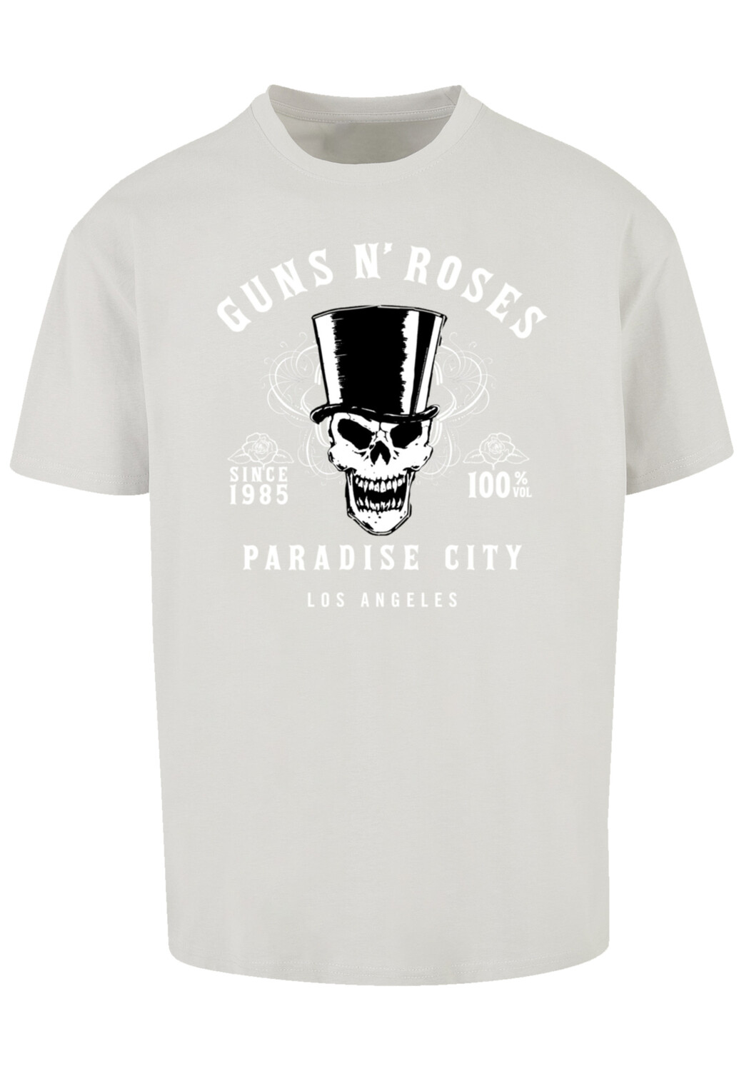 

Футболка F4NT4STIC Guns 'n' Roses Whiskey Label Rock Band, цвет lightasphalt