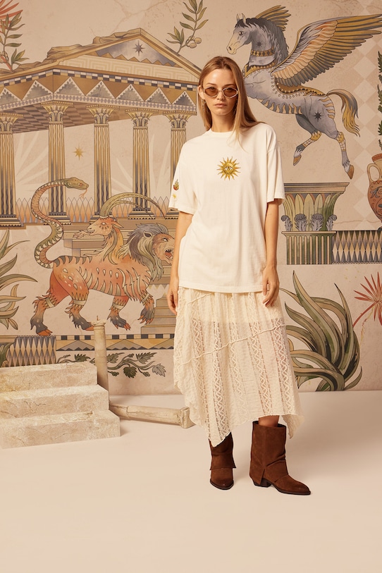 

Хлопковая футболка Medicine, бежевый