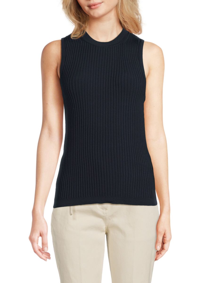 

Топ с ребристым узором 3.1 Phillip Lim, цвет Navy Black
