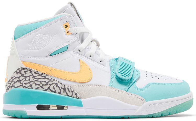 

Кроссовки Air Jordan Guo Ailun x Jordan Legacy 312 'Jade', белый