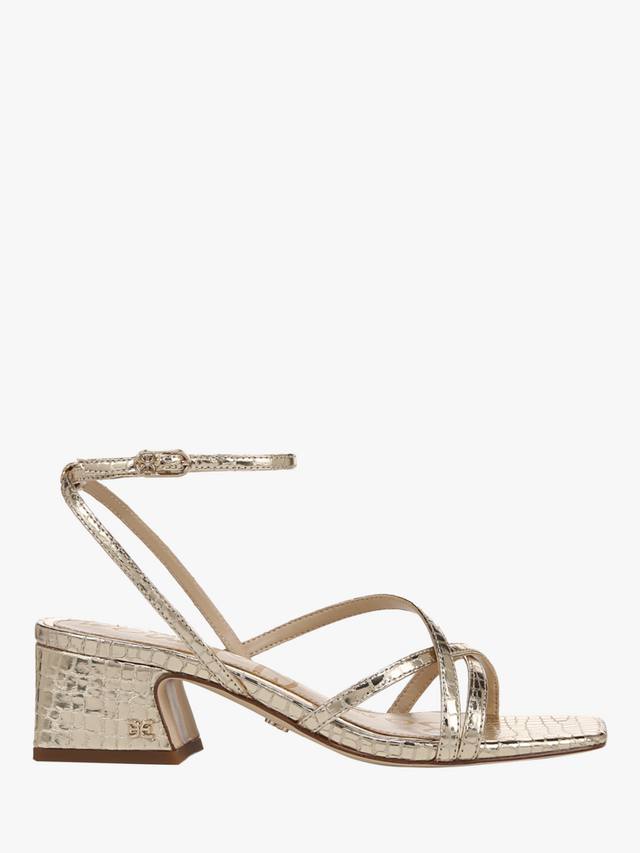 Босоножки на ремешках из натуральной кожи whitley на блочном каблуке Sam Edelman, цвет Jute
