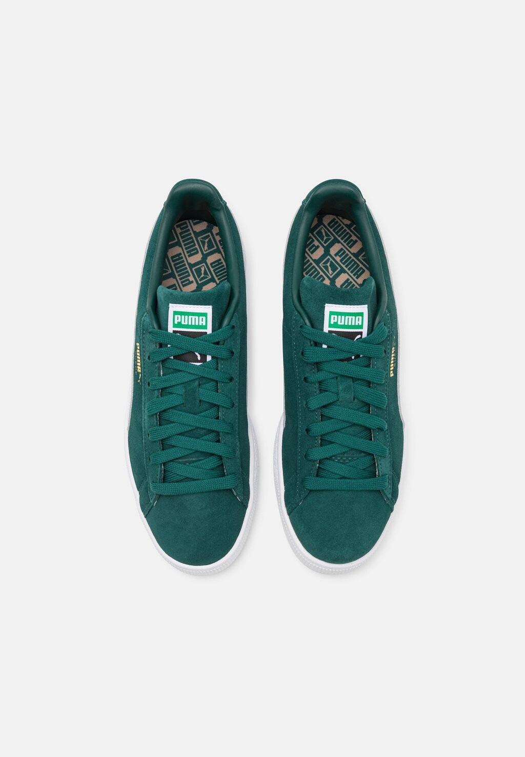 Кроссовки на шнуровке SUEDE CLASSIC UNISEX Puma, темно-зеленый — фото 2