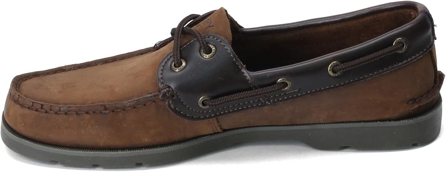 Ботинки для яхтинга Sperry Top-Sider Leeward с двумя дырками для шнурков, коричневый — фото 4