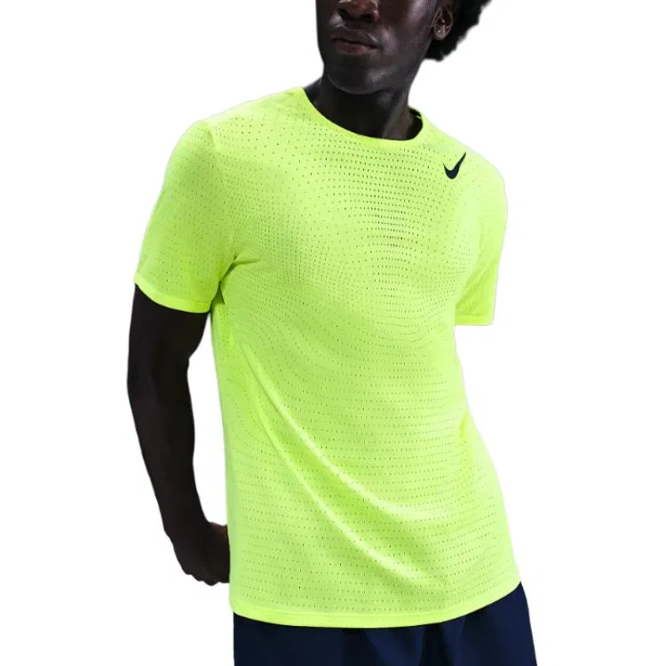 Футболка беговая Nike AeroSwift Neon Yellow/Black