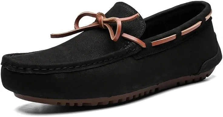 Лоферы мужские из искусственной кожи Black PUGHGAETZF