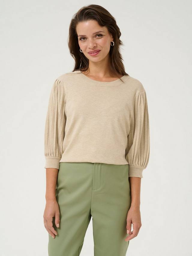 

Джемпер с длинным рукавом до локтя KAFFE, цвет Feather Gray Melange