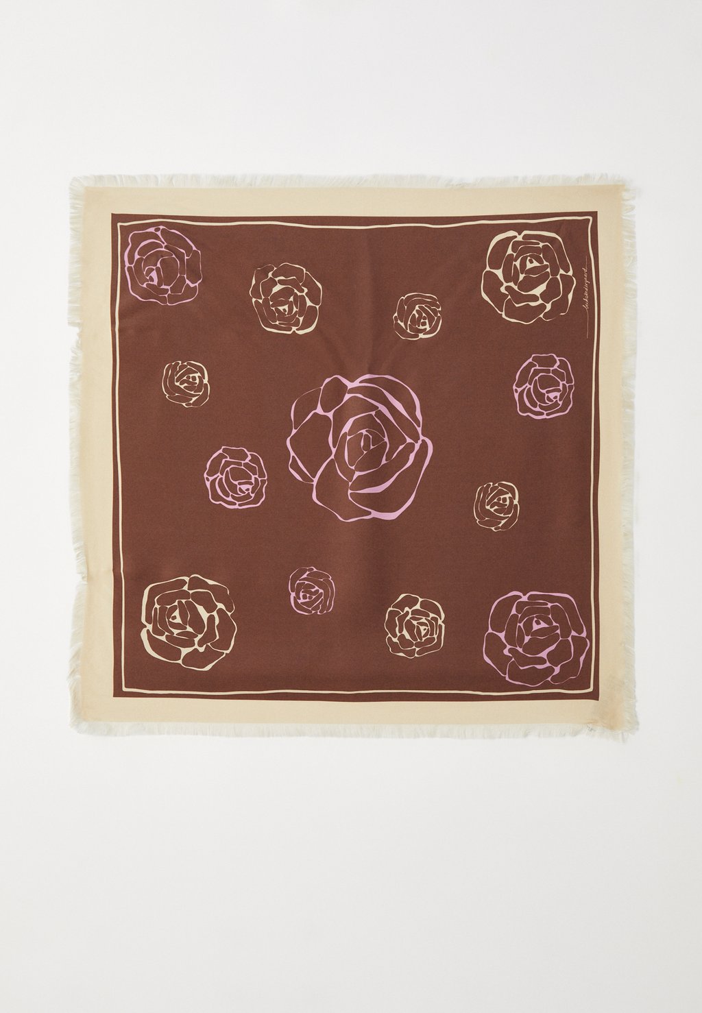 

Шарф ROSEDROP SCARF Becksöndergaard, коричневый