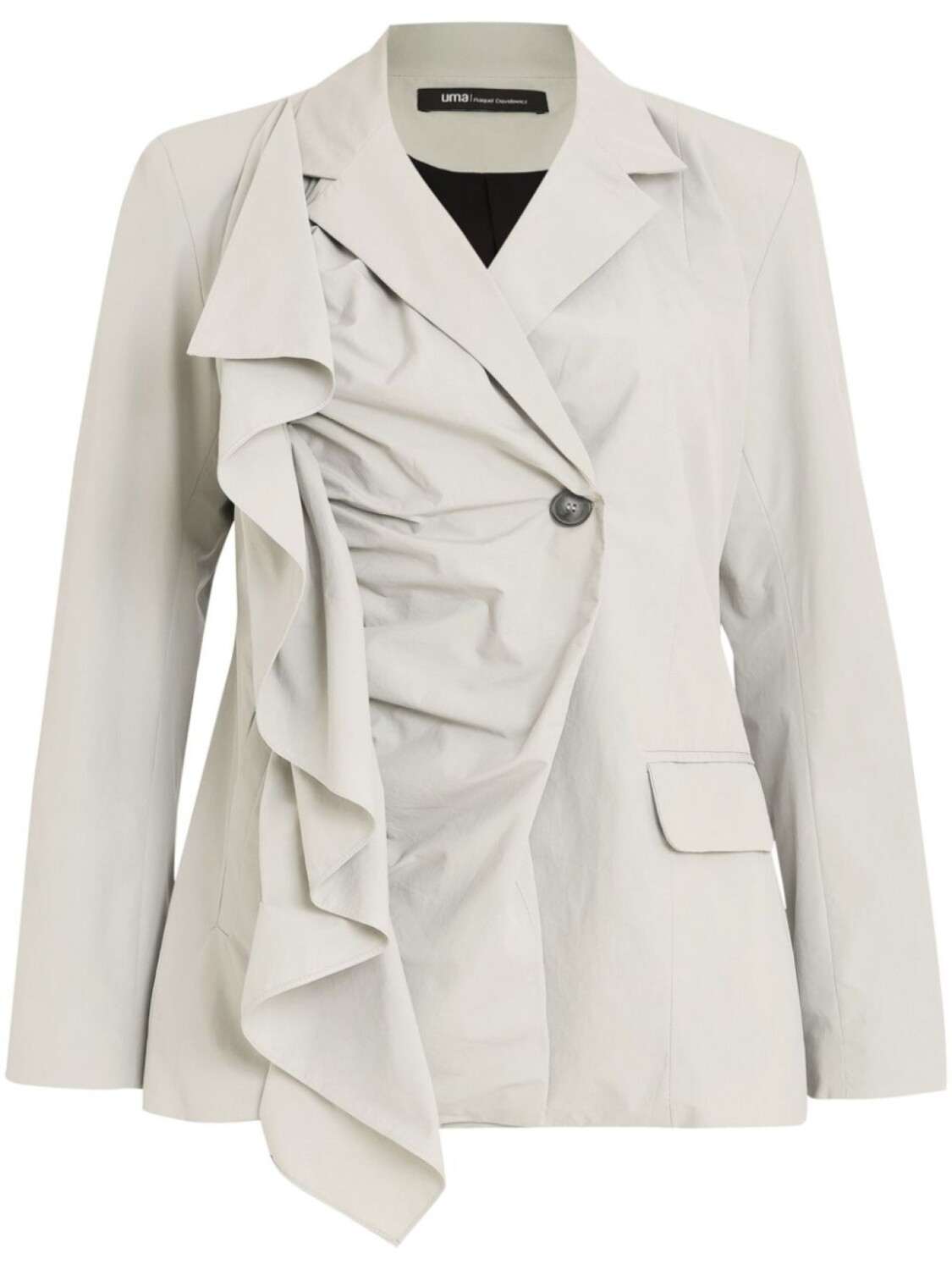 

Uma | Raquel Davidowicz пиджак асимметричного кроя, серый