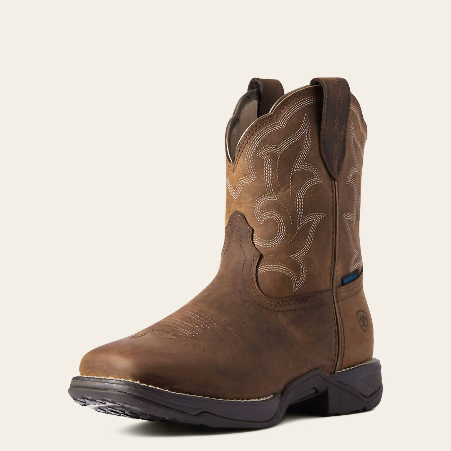 Женские ботинки Ariat Anthem Shortie Ii Western водонепроницаемые с эффектом потертости, коричневый — фото 3