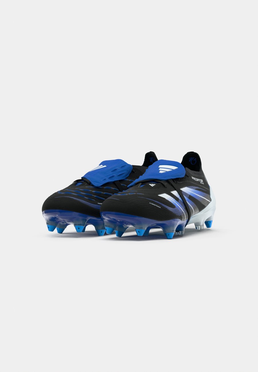 Кроссовки Adidas Performance PREDATOR ELITE FOLD-OVER TONGUE SOFT GROUND FOOTBALL BOOTS, Core Black/Footwear White/Glory Blue/Black — фото 3