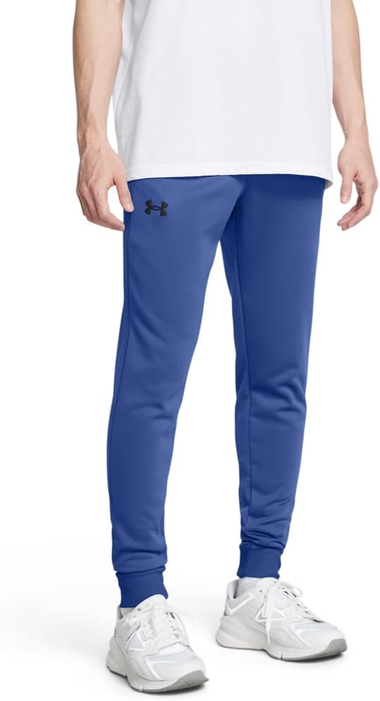 

Мужские флисовые спортивные брюки Under Armour, (432) Tech Blue/Black